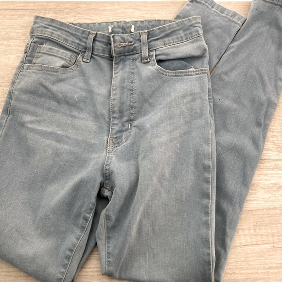 Amiri Denim Skinny Fit Light Wash Jeans